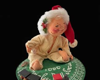 Annalee Christmas Morning Kid Doll with Train