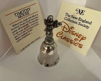 New England Collectors Society Disney Classics Timothy Mouse Bell