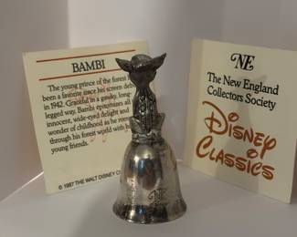 New England Collectors Society Disney Classics Bambi Bell