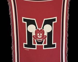 Disney Mickey Mouse Reversible Woven Throw Blanket second image