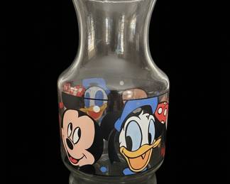 Vintage Anchor Hocking Disney Glass Carafes second image
