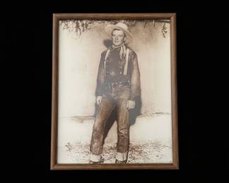 Vintage John Wayne Framed Photographic Print
