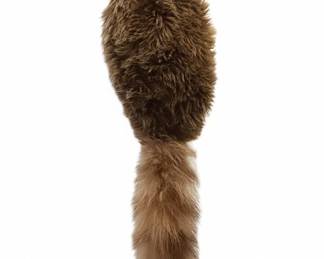 Vintage Faux Fur Tail Hat