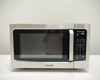 Toshiba . Cu. Ft. W Stainless Steel Countertop Microwave Oven with Inverter Technology and Smart Sensor