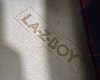 LaZBoy Plaid ThreeCushion Sofa second image