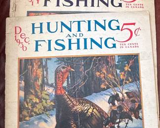 Vintage Hunting and Fishing Magazine Lot   Featuring P.B. Parsons Cover Art