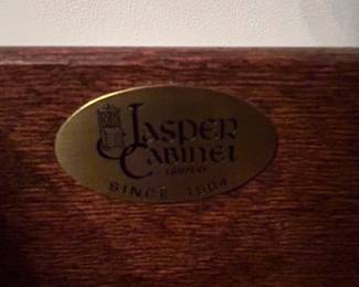 Jasper Cabinet Company Chippendale Style Secretary Desk with Hutch fifth image