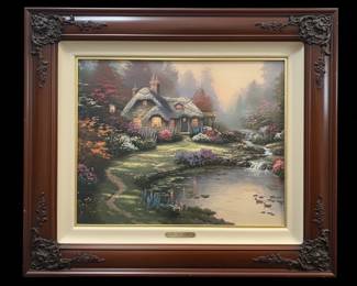 Thomas Kinkade Everetts Cottage S or N Limited Edition Print