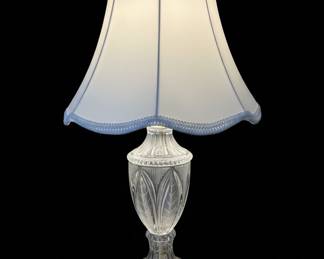 Vintage Cut Crystal Urn Table Lamp B
