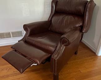 Leather Wingback Recliner third image