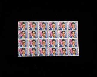 Elvis Presley Cent Commemorative Stamp Sheet