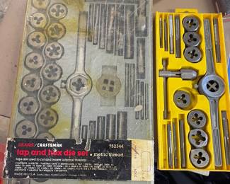 Sears Craftsman Metric Tap and Hex Die Set