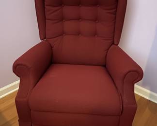 Wingback Recliner with Heat and Massage