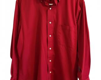Izod Mens Long Sleeve Twill ButtonDown Shirt
