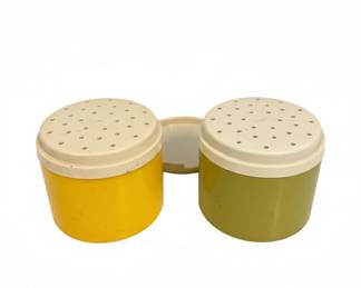 Vintage Tupperware Stackable Spice Shakers Set of  second image