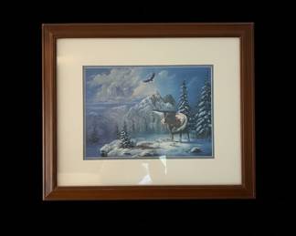 Thomas Kinkade The Mountain Majesty Framed Print