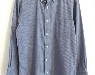 Lands End No Iron Supima Pinpoint Dress Shirt