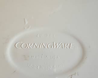 CorningWare French White Quart Oval Casserole Dish second image