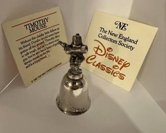 New England Collectors Society Disney Classics Timothy Mouse Bell second image