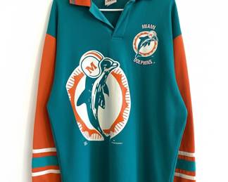 Vintage s Miami Dolphins Logo Pullover Shirt