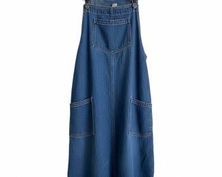 Vintage Denim Overall Jumper Dress