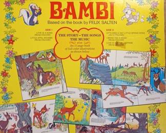 Walt Disneys Story and Songs from Bambi Disneyland Records second image