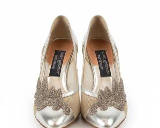 Vintage Stuart Weitzman for Martinique Silver Pumps