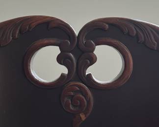 Antique Victorian Walnut CutOut Back Rocking Chair third image