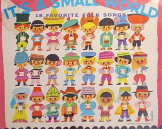 Walt Disneys Its a Small World Favorite Folk Songs Vinyl Record