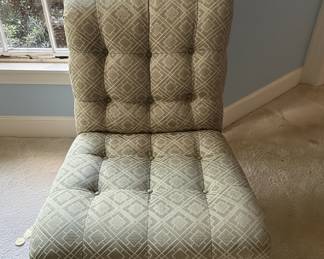 Tufted Slipper Chairs third image