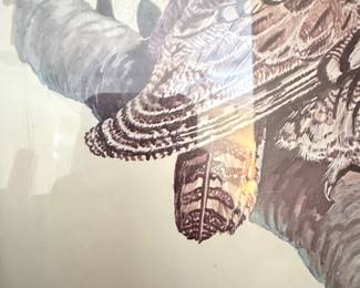 Leland Brevaugh Owl Print in Wood Frame second image