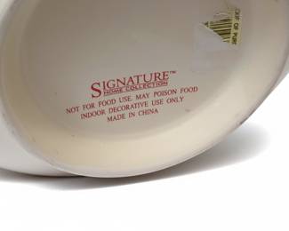 Signature Home Collection Decorative Floral Bowl second image