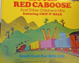 Disneyland Records Little Red Caboose and Other Childrens Hits Vinyl LP second image