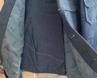 Vintage Johnny Miller Denim Sport Coat third image