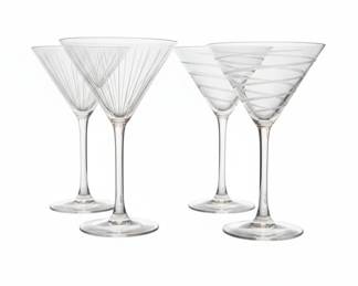 Mikasa Cheers Martini Glass Set