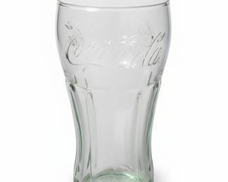 Vintage Georgia Green CocaCola Contour Glass