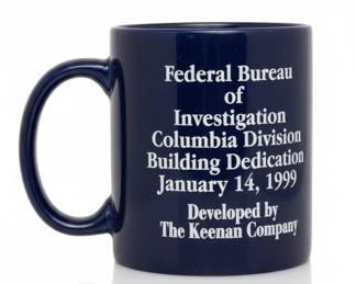 FBI Columbia Division Building Dedication Commemorative Mug second image