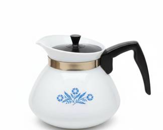 Vintage CorningWare P Cup Teapot in Cornflower Blue