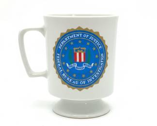 FBI Department of Justice Commemorative Mug