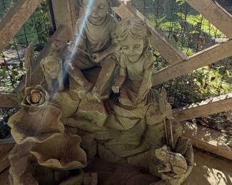 Design Toscano Little Fisherman Garden Fountain