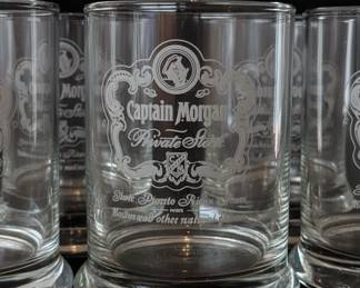 Captain Morgan Private Stock Rocks Glasses