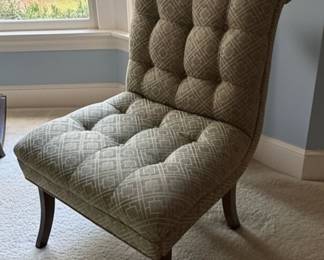 Tufted Slipper Chairs