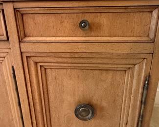 Traditional FourDoor Lighted Breakfront China Cabinet second image