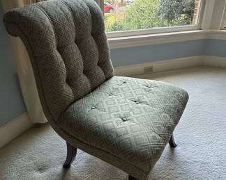 Tufted Slipper Chairs fourth image