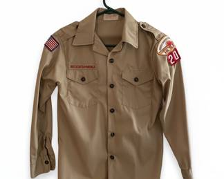 Boy Scouts of America Uniform Shirt with Patches