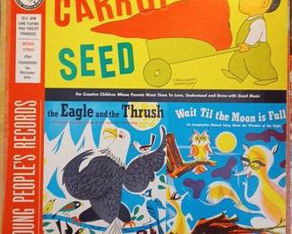 Young Peoples Records The Carrot Seed or The Eagle and the Thrush or Wait Til the Moon is Full Vinyl Record
