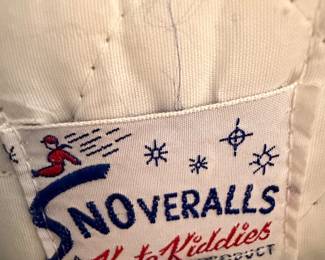 Vintage Kute Kiddies Snoveralls Snowsuit third image