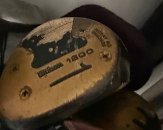 Vintage Rawlings Iron Set with Wilson Woods third image
