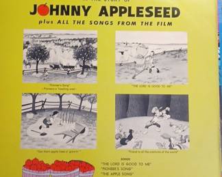 Walt Disneys The Story of Johnny Appleseed Vinyl Record second image