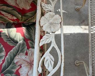 Vintage Meadowcraft Dogwood Wrought Iron Patio Set third image